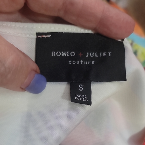 ROMEO & JULIET couture floral occasion dress small nwot - Picture 2 of 8